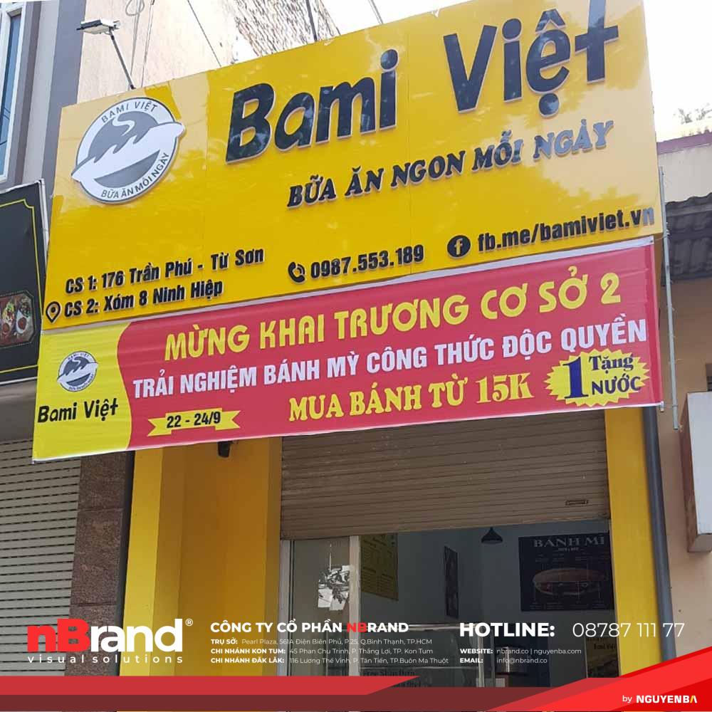 Bảng Hiệu Bánh Mì Đẹp