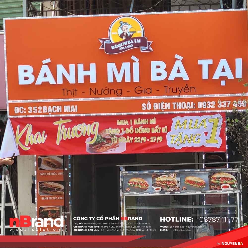 Bảng Hiệu Bánh Mì Đẹp