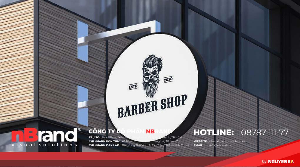 Bảng Hiệu Barber Shop Them 2