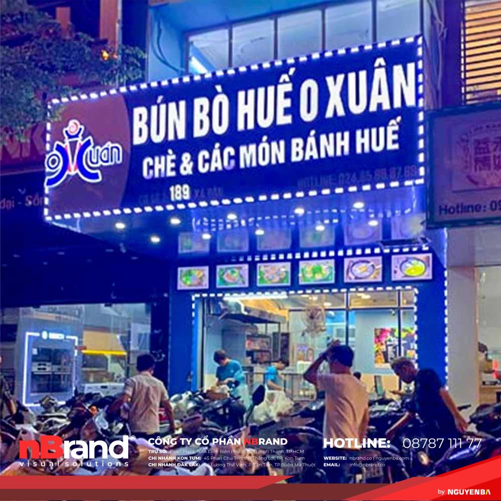 Mẫu Bảng Hiệu Bún Bò Huế, Bún Đậu, Bún Thịt Nướng Đẹp