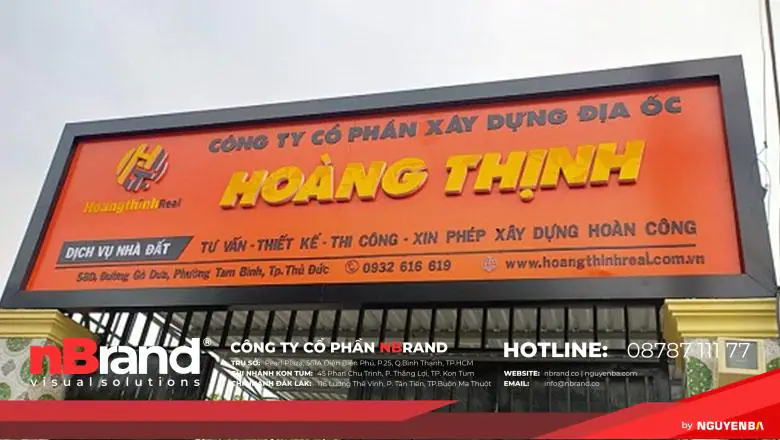 Top 100 Mẫu Bảng Hiệu Công Ty Xây Dựng Đẹp Đáng Tin Cậy tại Kon Tum 17 Bảng hiệu công ty xây dựng đẹp 1