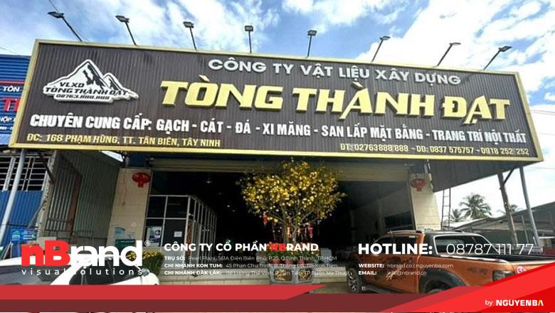 Bảng hiệu công ty xây dựng đẹp 8