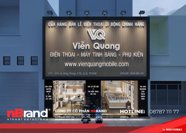 Bảng hiệu và nội thất trọn gói cửa hàng điện thoại di động bang hieu cua hang dien thoai 3