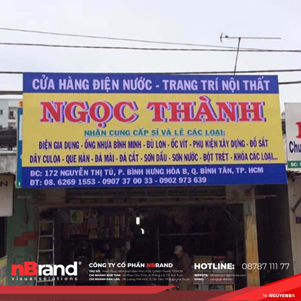 Mẫu Bảng Hiệu Cửa Hàng Điện Nước