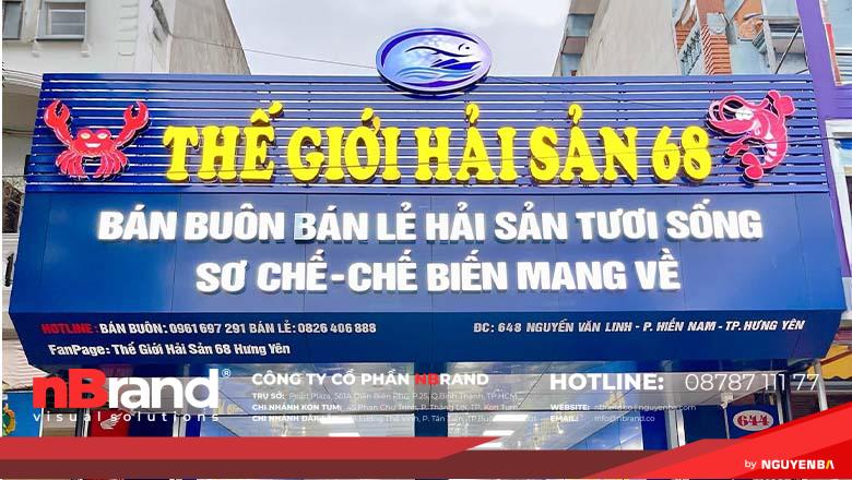 Các Mẫu Bảng Hiệu Quán Hải Sản Đẹp Nổi Bật tại Kon Tum 9 Bảng hiệu quán hải sản đẹp 1