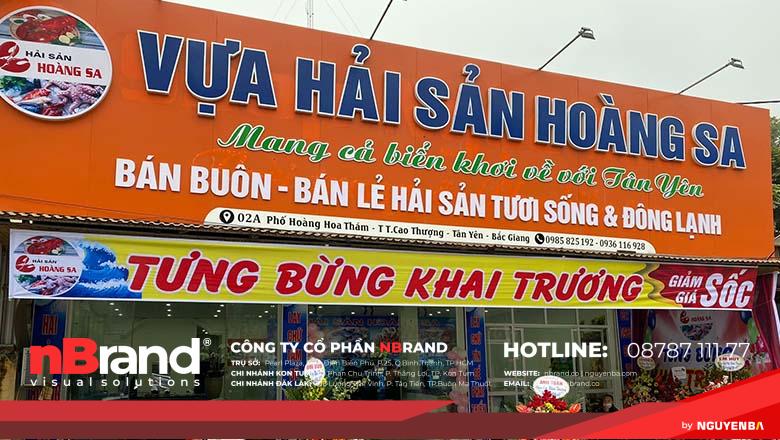 Bảng hiệu quán hải sản đẹp 2