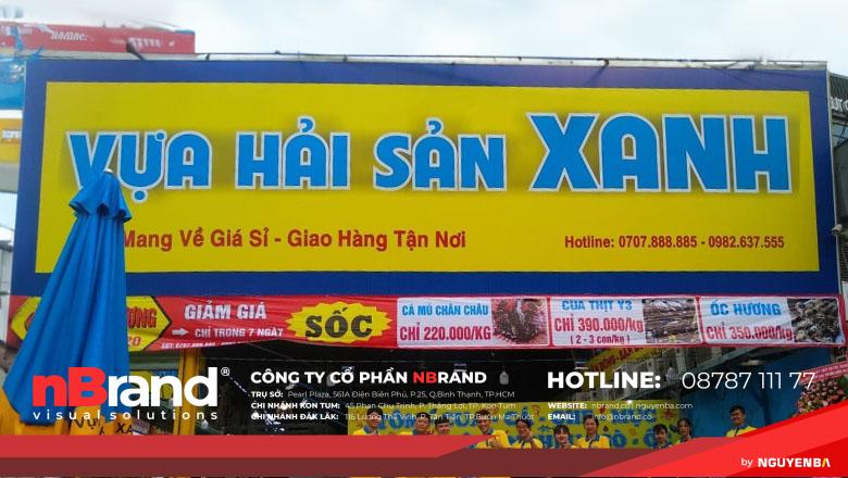 Bảng hiệu quán hải sản đẹp 5