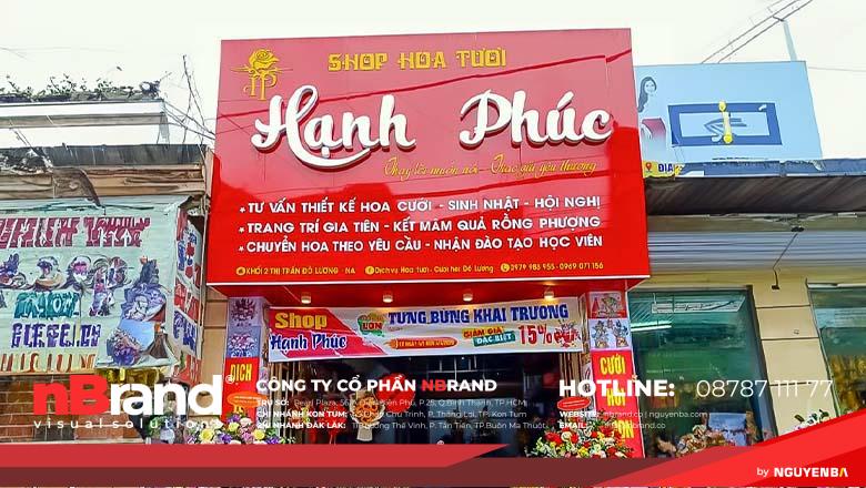 Bảng Hiệu Shop Hoa Tươi Đẹp - Thiết Kế Đẹp Mê Mẫn tại Kon Tum bang hieu hoa tuoi 3 780x440 1