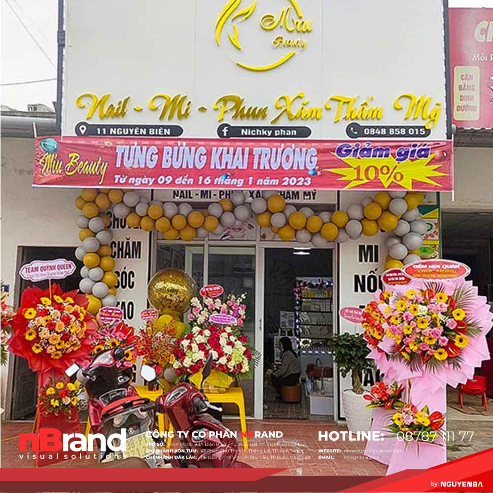 Mẫu Bảng Hiệu Mừng Khai Trương