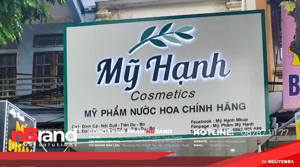 Bảng hiệu mỹ phẩm 16