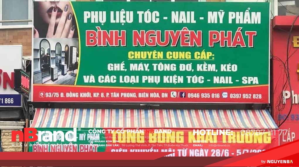 Bảng hiệu mỹ phẩm 22