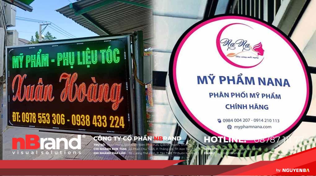 Bảng hiệu mỹ phẩm 28