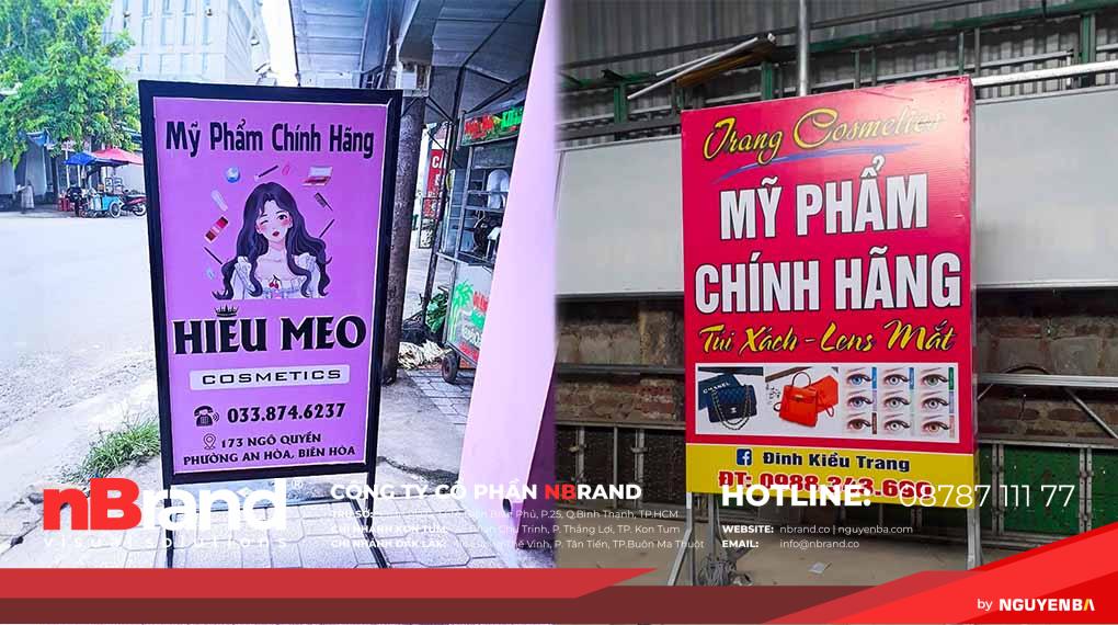 Bảng Hiệu Mỹ Phẩm Thêm