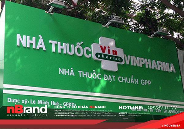 Bảng hiệu, nội thất nhà thuốc bang hieu nha thuoc tay 11