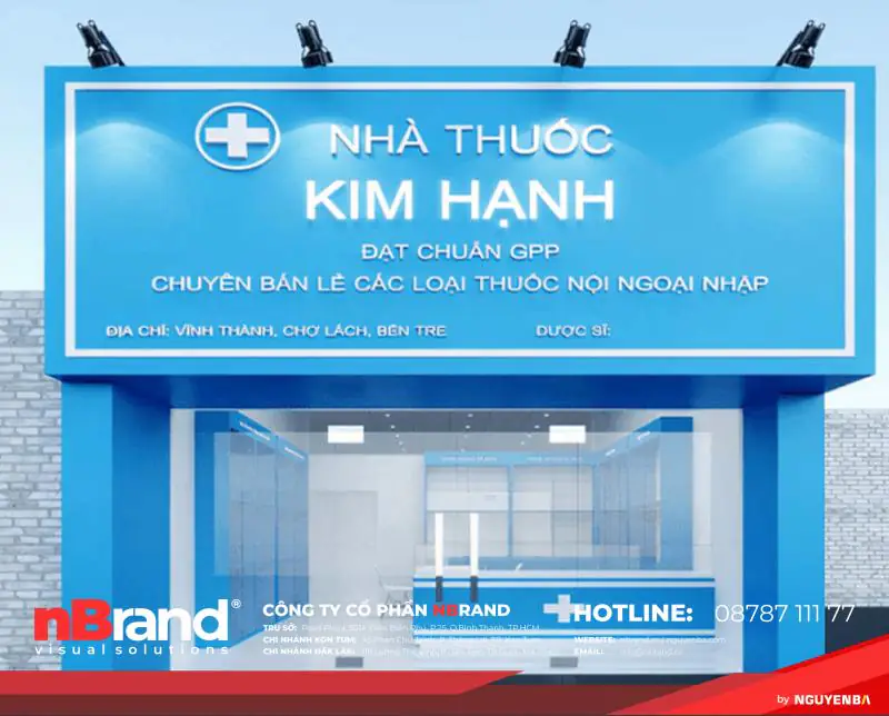 Bảng hiệu, nội thất nhà thuốc 10 Bảng hiệu, nội thất nhà thuốc bang hieu nha thuoc
