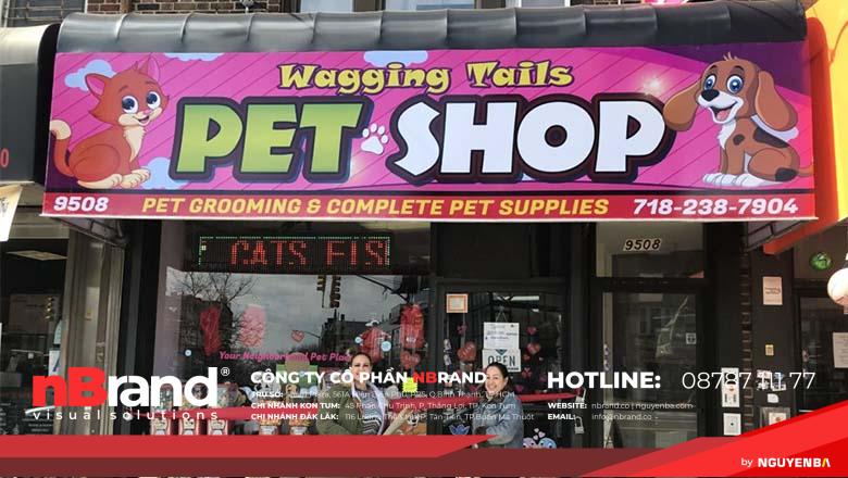 Biển hiệu pet shop đẹp 3