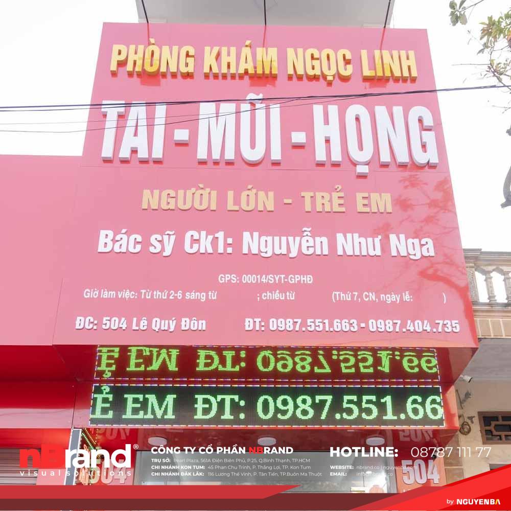 Bảng Hiệu Phòng Khám Đẹp