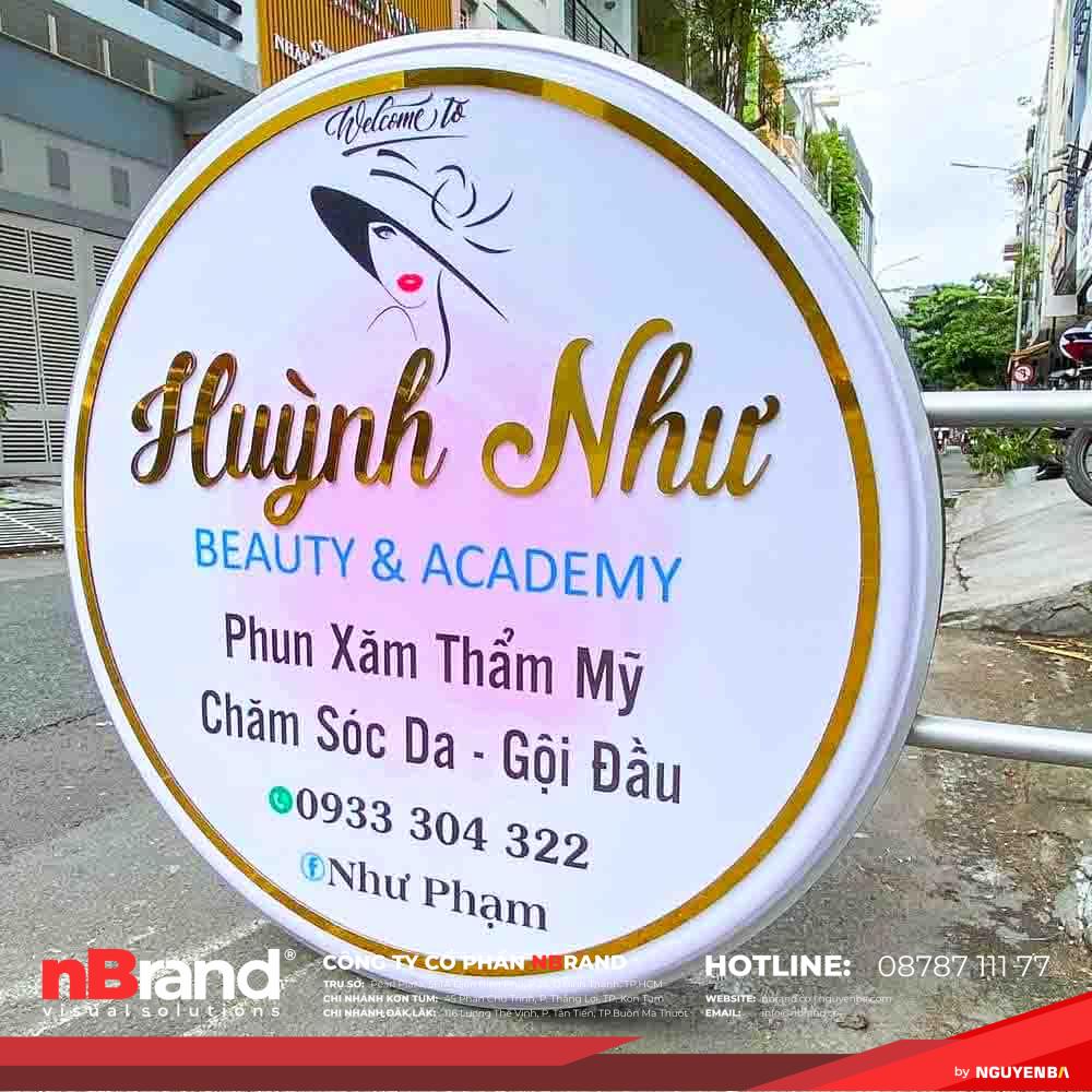 Mẫu Bảng Hiệu Phun Xăm Thẩm Mỹ Đẹp Khó Quên