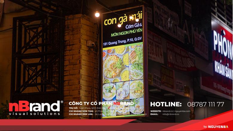 Mẫu Bảng Hiệu Quán Cơm Đẹp Bắt Mắt Thu Hút Nhất tại Kon Tum 15 Biển hiệu quán cơm đẹp 1
