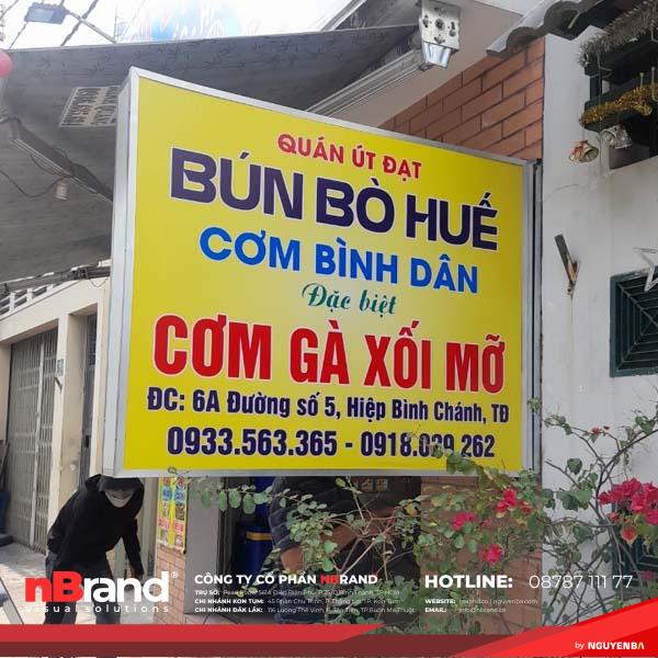 Mẫu Bảng Hiệu Quán Cơm Đẹp Bắt Mắt Thu Hút Nhất