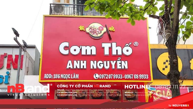 Bảng hiệu quán cơm đẹp 9