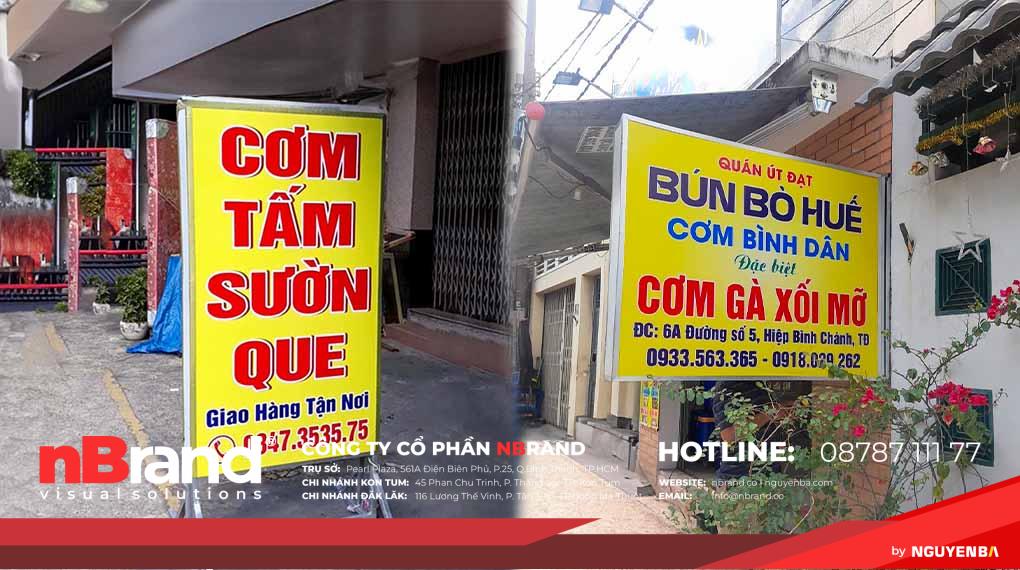 Bảng Hiệu Quán Cơm Đẹp Bắt Mắt Thu Hút Nhất 3