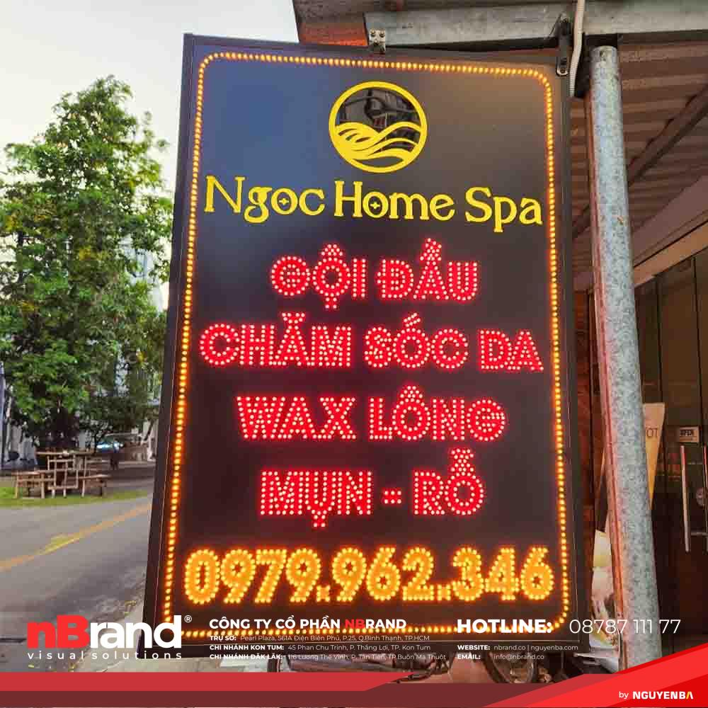 Bảng Hiệu Quảng Cáo Spa Đẹp