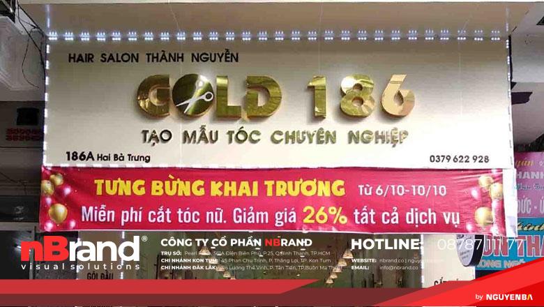 Bảng hiệu hair salon đẹp 1