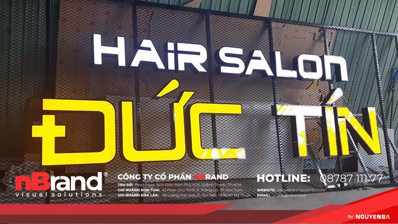 Bảng hiệu hair salon đẹp 4