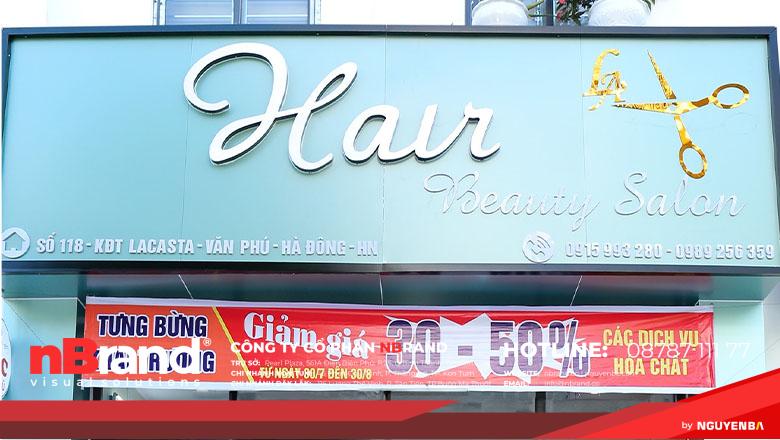 Bảng hiệu hair salon đẹp 9