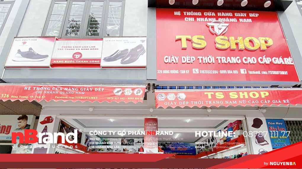 Bảng hiệu shop giày dép 13