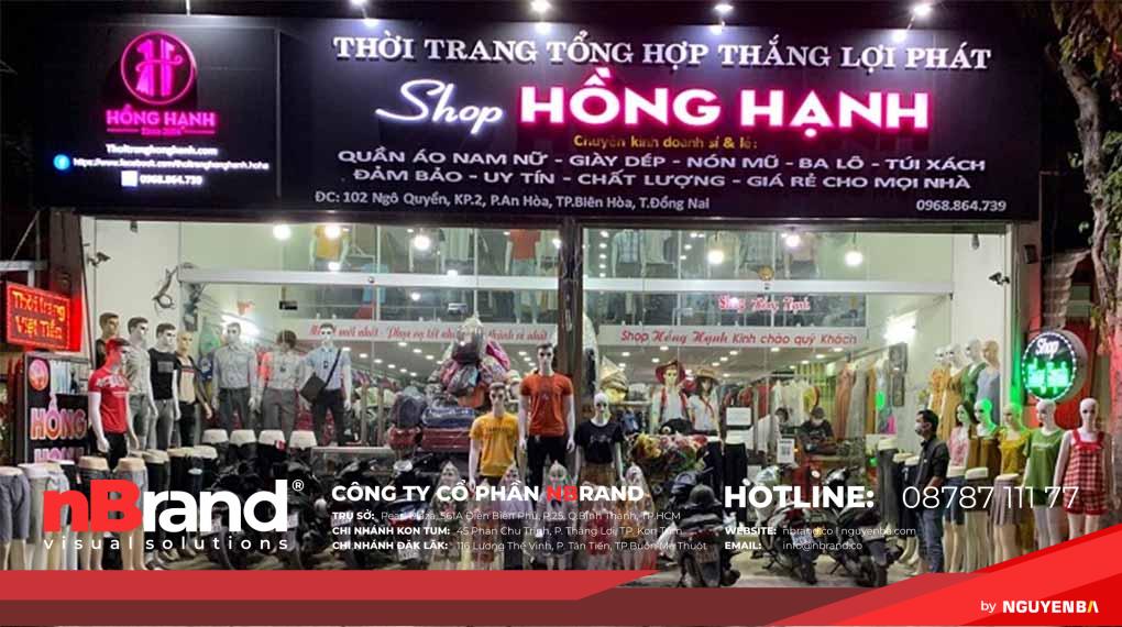 Bảng hiệu shop giày dép 3