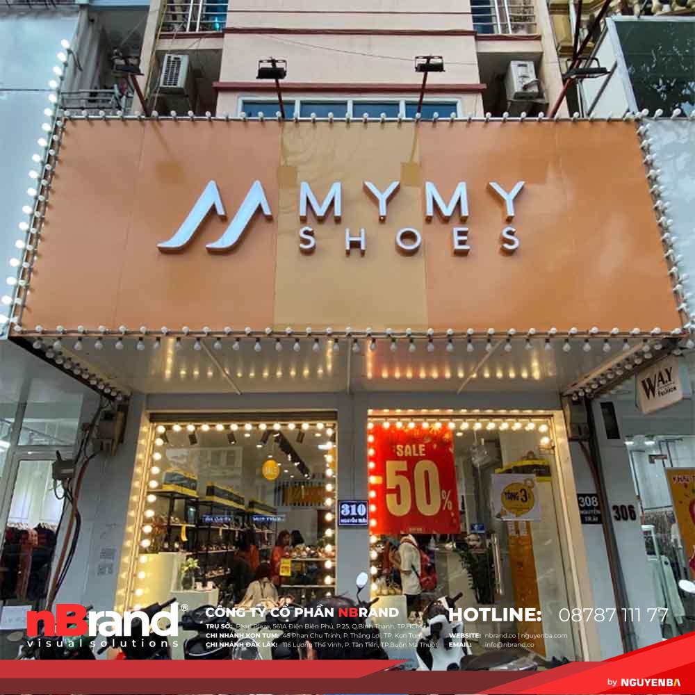 Mẫu Bảng Hiệu Shop Giày Dép