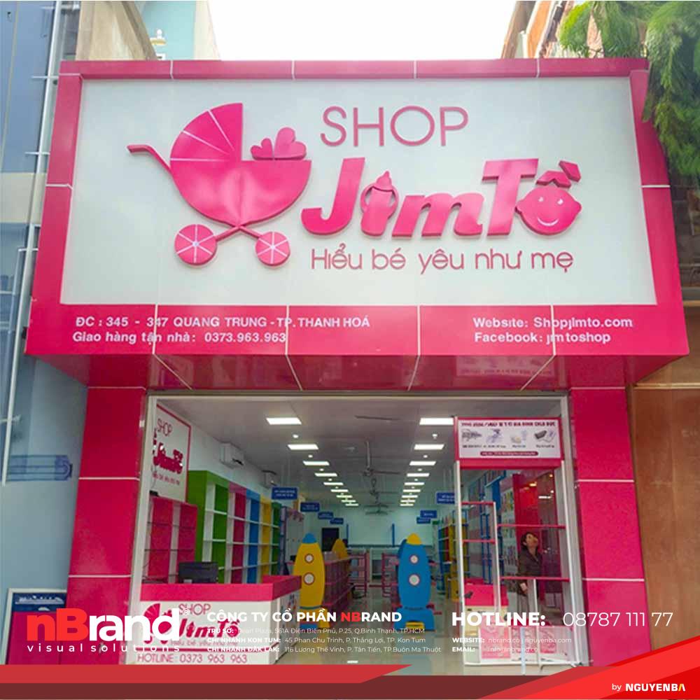 Bảng Hiệu Shop Mẹ Và Bé