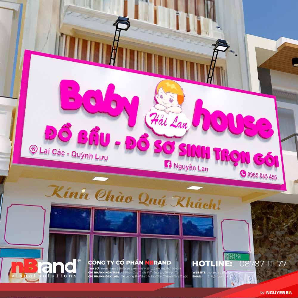 Bảng Hiệu Shop Mẹ Và Bé