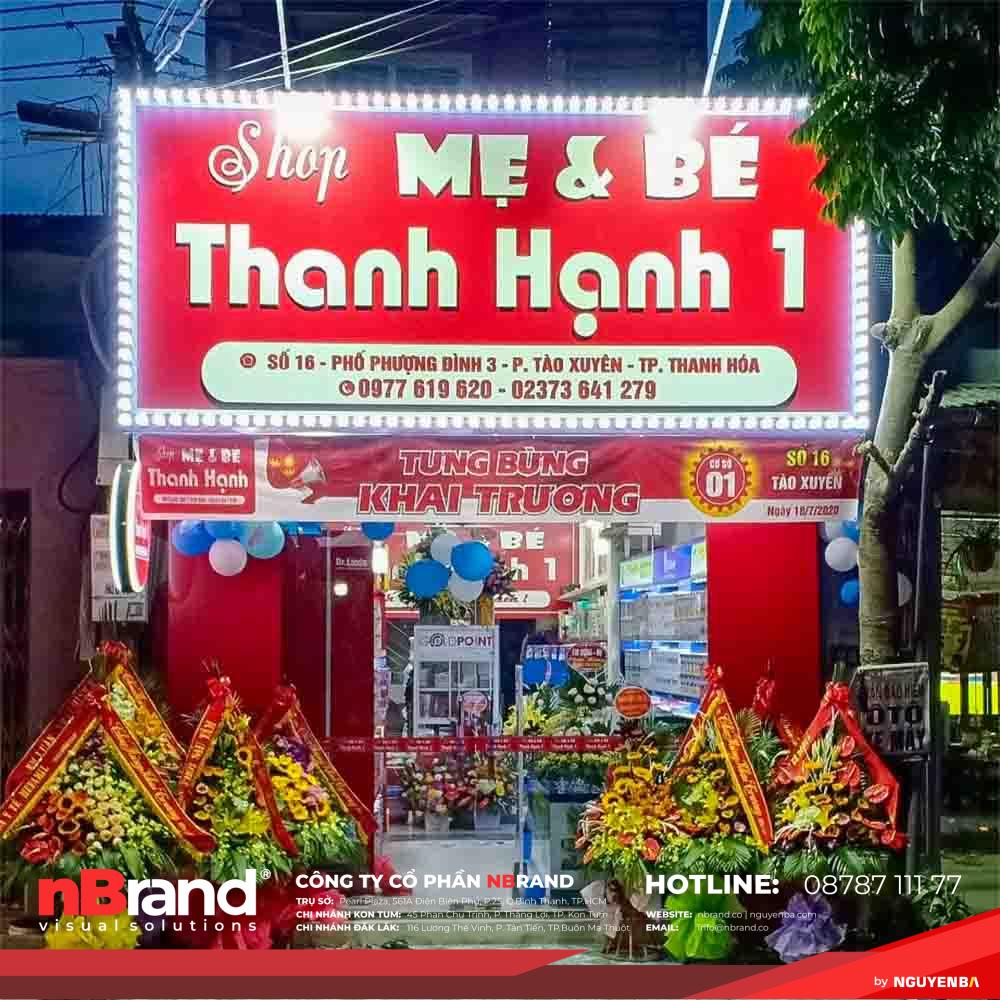 Bảng Hiệu Shop Mẹ Và Bé