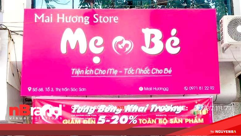 Bảng Hiệu Shop Thời Trang Quần Áo Trẻ Em - 100 Mẫu Đẹp Nhất Năm