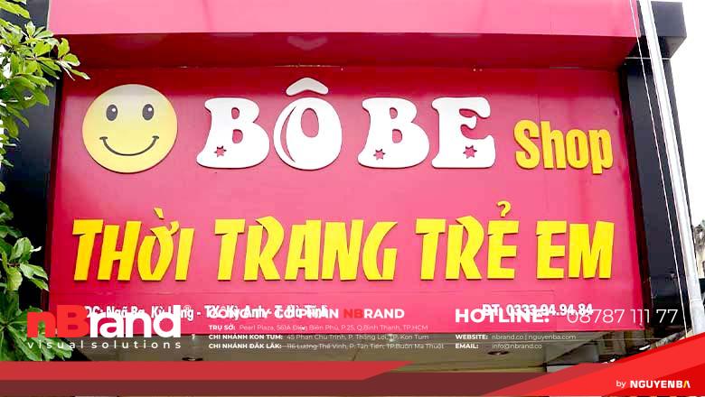 Bảng Hiệu Shop Thời Trang Quần Áo Trẻ Em - 100 Mẫu Đẹp Nhất Năm tại Kon Tum bang hieu shop quan ao thoi trang tre em 8 780x440 1