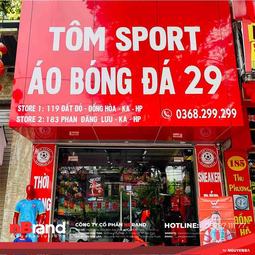 Mẫu Bảng Hiệu Shop Thể Thao