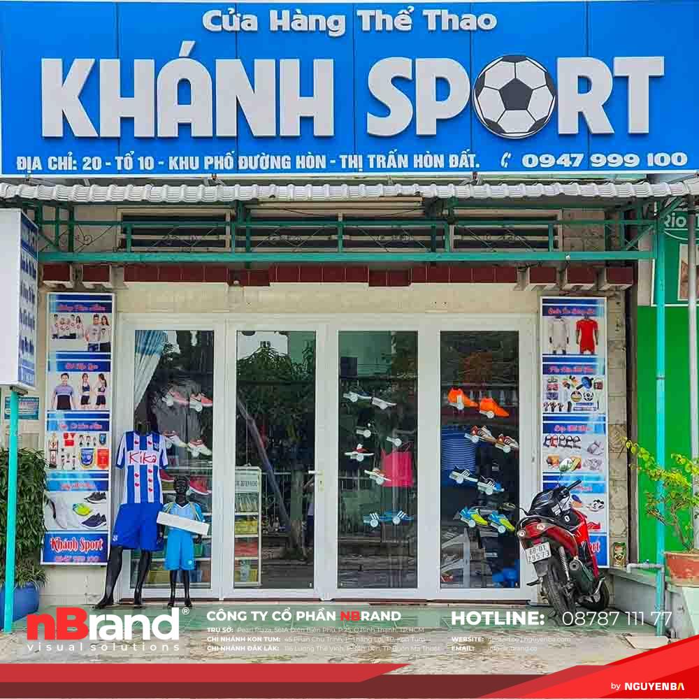 Mẫu Bảng Hiệu Shop Thể Thao