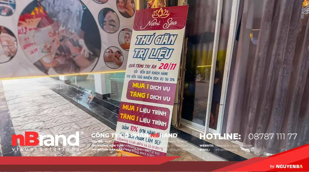 Bảng Hiệu Spa Đứng - Mẫu Mới tại Kon Tum 14 Bảng Hiệu Spa Đứng - Mẫu Mới 1
