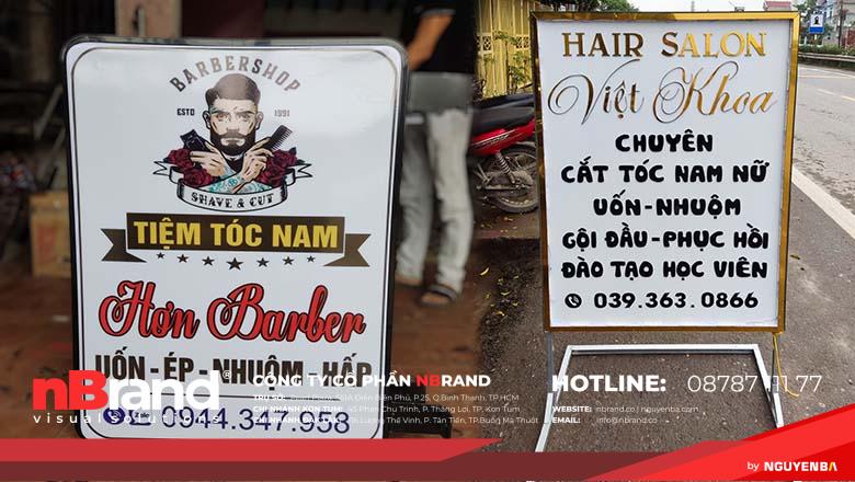 biển quảng cáo đứng barber 5