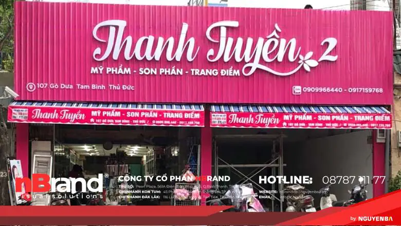 Bảng hiệu tôn sóng đẹp 3
