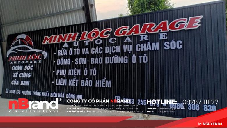 Bảng hiệu tôn sóng đẹp 7