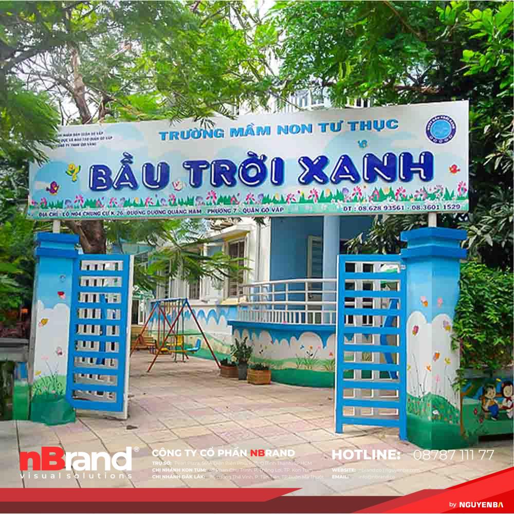 Bảng Hiệu Trường Mầm Non