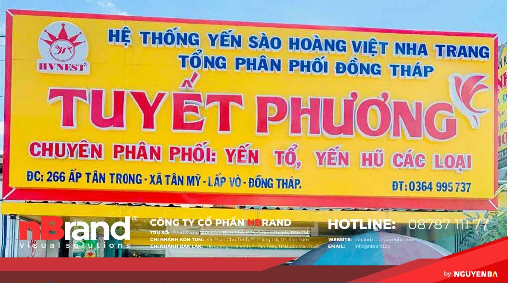 bảng hiệu yến sào 1