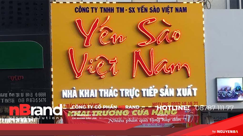 bảng hiệu yến sào 12