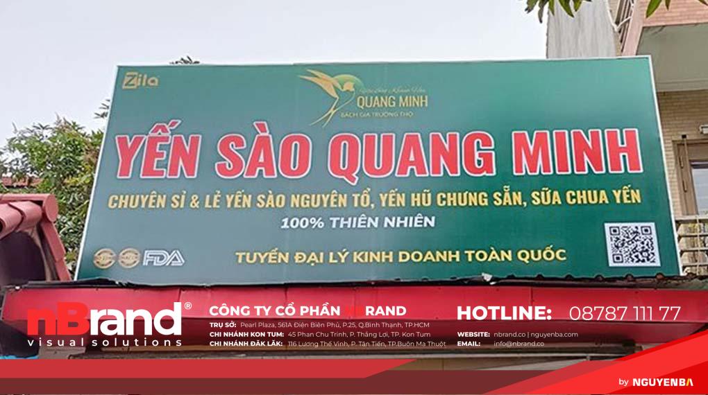 bảng hiệu yến sào 2