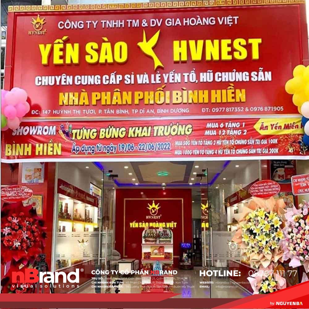 Bảng Hiệu Yến Sào Đẹp