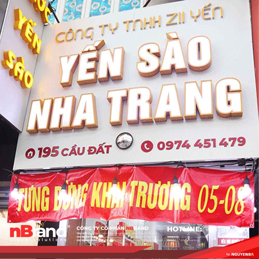 Bảng Hiệu Yến Sào Đẹp